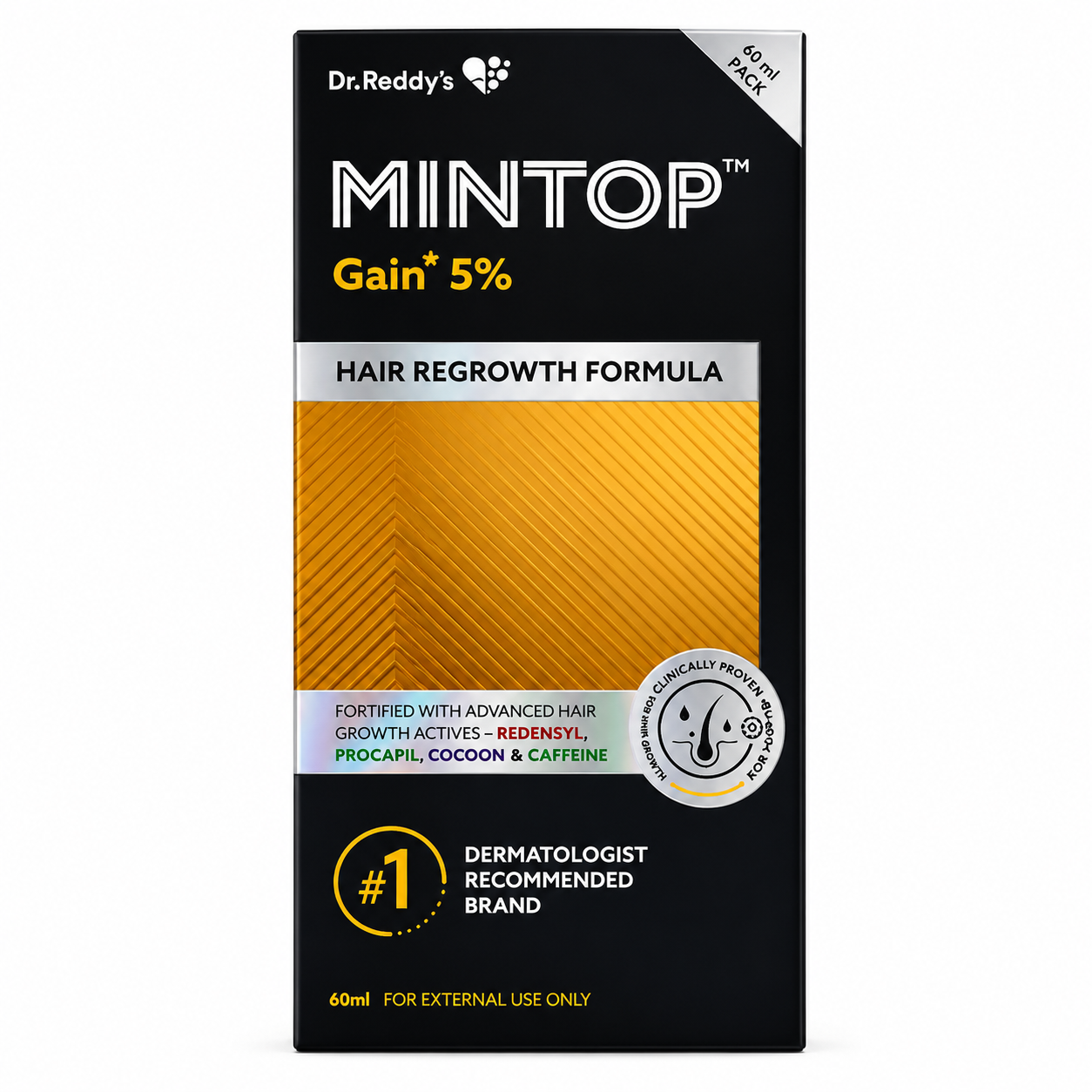 MINTOP GAIN 5+ HAIR REGROWTH FORMULA KIT 60ML