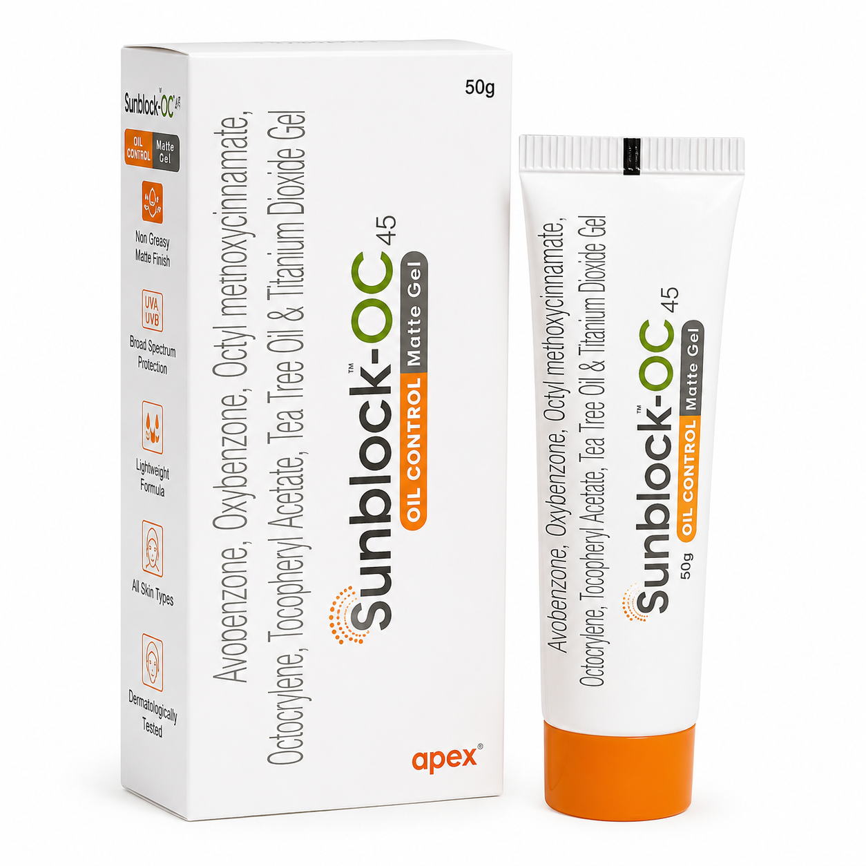 Sunblock-OC 45 Oil Control Matte Gel 50G