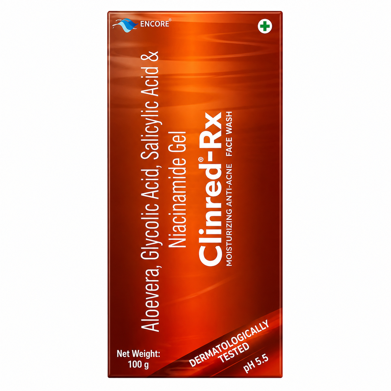 CLINRED RX ANTI ACNE FACEWASH 100G