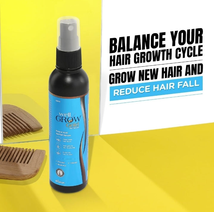 Well Grow Gold Anti-Hairfall Hair Serum 30ml