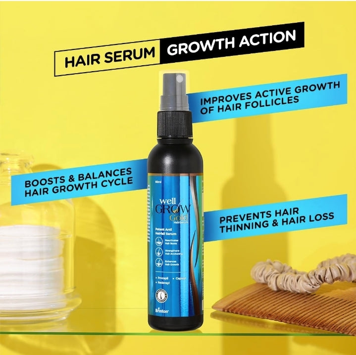 Well Grow Gold Anti-Hairfall Hair Serum 30ml